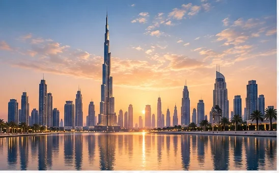 Dubai waterfront skyline